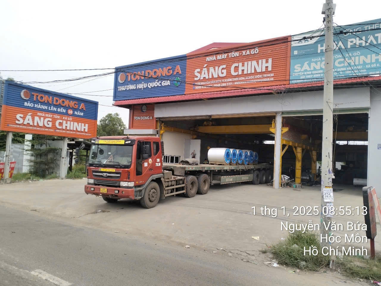 Đại lý tôn hoa sen tại Cà Mau tại Sáng Chinh STEEL