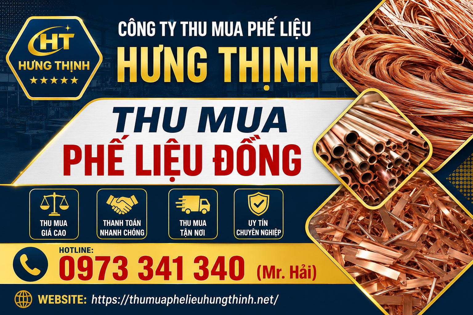 Bảng báo giá thu mua phế liệu đồng
